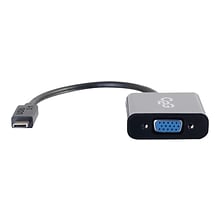 C2G ® 29471 USB-C to VGA Video Adapter; Black