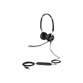 Jabra ® 2499-829-309 BIZ 2400 II Wired Supra-Aural Stereo Headset; Black