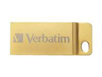 Verbatim ® Metal Executive 32GB USB 3.0 Flash Drive; Gold (99105)