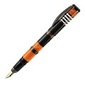 Delta Momo 30th Anniversary Limited-Edition Fountain Pen, Orange Celluloid, 18k Fusion Broad Nib, Bl