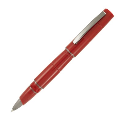 Delta Oblo Red Rollerball Pen, Black Trim (DO76012)
