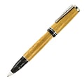 Delta SeaWood Rollerball Pen, Light Iroko Wood, Dark Horn-Color Resin Trim (DS94017)