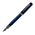 Delta Serena Fountain Pen, Blue Shimmer with Metal Nib (DS81224)