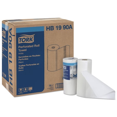 Tork® Perforated Kitchen Paper Towel Roll, 2-Ply, 84 Sheets/Roll, 30/Carton
