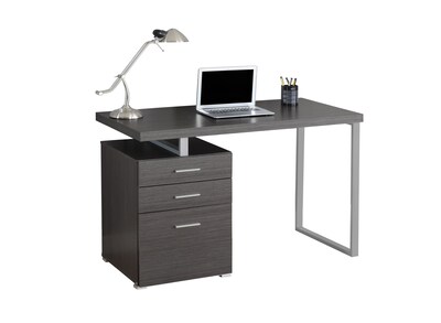 Monarch Specialties Computer Desk 48L Left or Right Facing in Grey ( I 7426 )