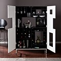 Southern Enterprises Shadowbox Wine/Bar Cabinet (HZ1032)