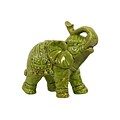 Urban Trends Ceramic Figurine; 7L x 4W x 7H, Green (10616)