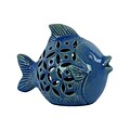 Urban Trends Ceramic Figurine; 41L x 17W x 21H, Turquoise (13805)