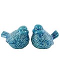 Urban Trends Ceramic Figurine; 7 x 5.5 x 5.5, Turquoise (14110-AST)