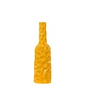 Urban Trends Ceramic Vase; 4.5 x 4.5 x 15.5, Yellow (# 30953)
