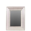Urban Trends Metal Mirror; 28 x 2 x 35.5, Silver (26601)