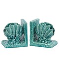 Urban Trends Ceramic Bookend; 6 x 4.5 x 6.5, Turquoise (40049)