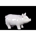 Urban Trends Ceramic Figurine; 8.5L x 4W x 5.5H, White (46621)