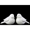 Urban Trends Ceramic Figurine; 9 x 5.5 x 6.25, White, 2/SET (46891-AST)