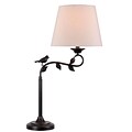 Kenroy Home Birdsong Swing Arm Table Lamp Oil Rubbed Bronze Finish with Gold Highlights (32612ORB)