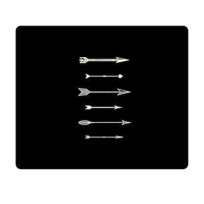 OTM Essentials Hipster Prints Black Mouse Pad, Shooting Arrows, Black (731969577585)