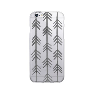 OTM  Prints Clear Phone Case, Hunter Charcoal, iPhone 7/7S (OP-IP7V1CG-A-09)