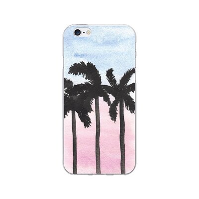 OTM  Prints Clear Phone Case, Tropics Gone Relaxed, iPhone 7/7S (OP-IP7V1CG-A-18)