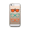 OTM Essentials IP5V1CLR-HIP-06 Hipster Prints Clear Phone Case for iPhone 5/5S; Shades