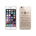 OTM Hipster Prints Clear Phone Case for Use w/iPhone 6 Plus; Shooting Grey Arrows (IP6PV1CLR-HIP-19)