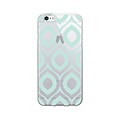 OTM Classic Prints Clear Phone Case for Use with iPhone 6/6S Plus; Elm Frost Green (P6PV1CLR-CLS-03)