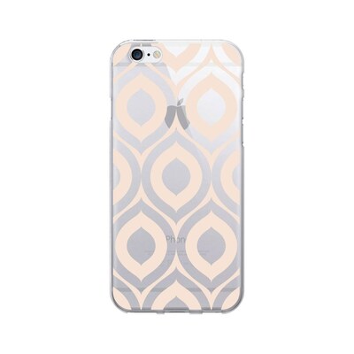 OTM  Prints Clear Phone Case, Elm Frost Peach, iPhone 7/7S (OP-IP7V1CG-CLS-02)