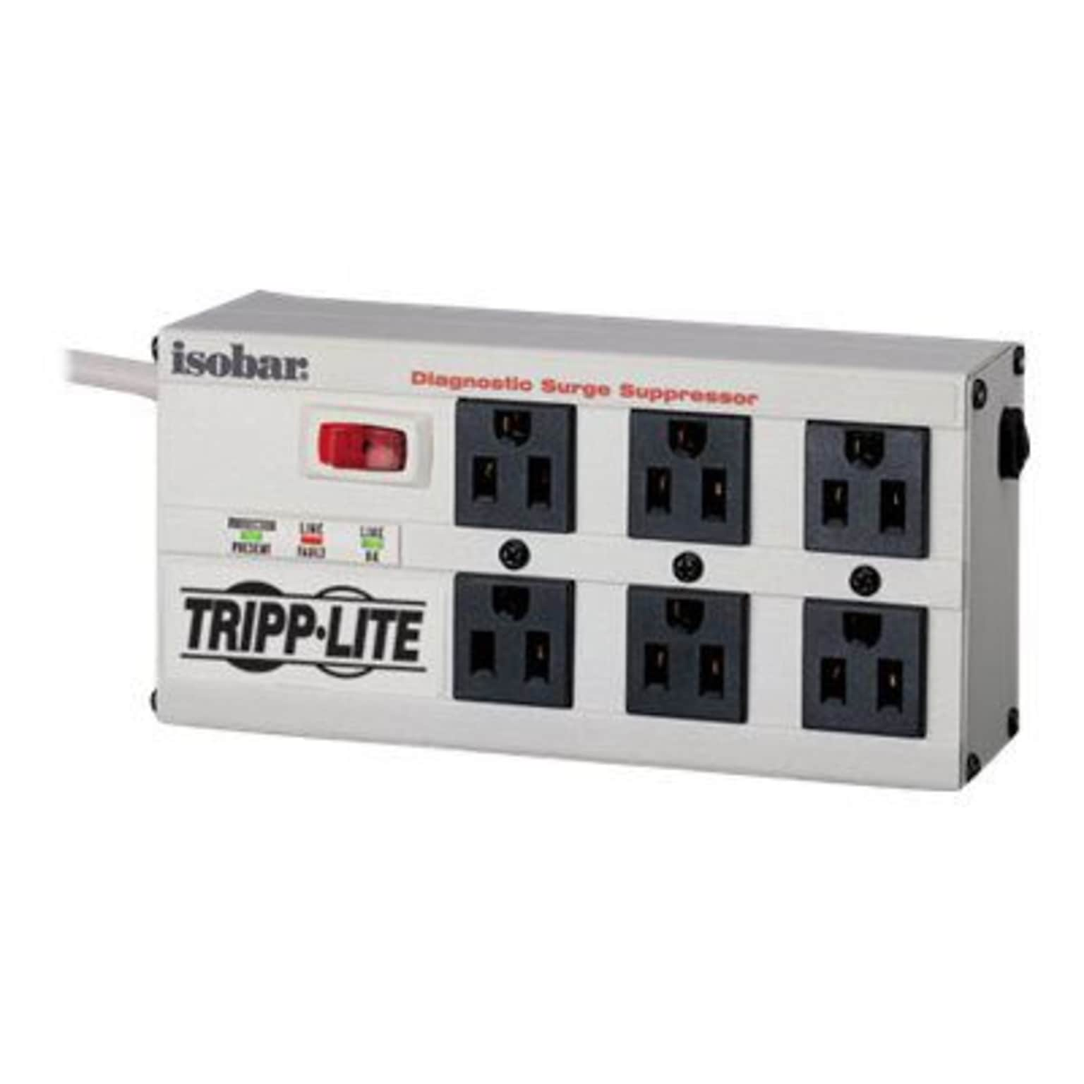 Tripp Lite Isobar ISOBAR6ULTRA 6 Outlet 3300 J Surge Protector; 6