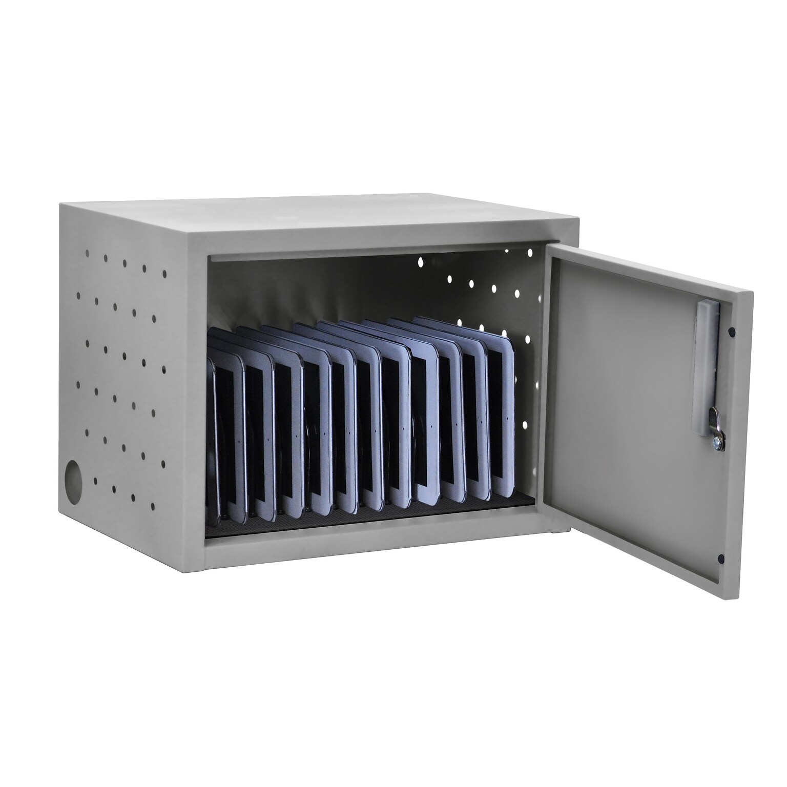 Luxor Wall-Mounted Charging Box, 12 Tablet Capacity (LLTMW12-G)