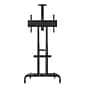 Luxor Metal Pedestal TV Stand, Screens up to 80", Black (FP4000)