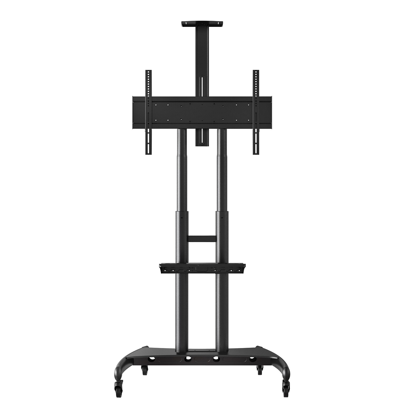 Luxor Metal Pedestal TV Stand, Screens up to 80, Black (FP4000)