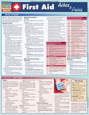 QuickStudy Laminated First Aid & CPR Reference Set , 8.5" x 11" (9781423227595)