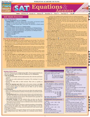 BarCharts, Inc. QuickStudy® SAT Reference Set (9781423230328)