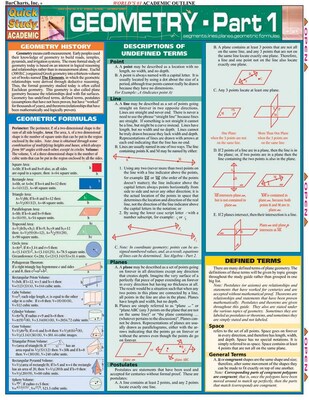 BarCharts, Inc. QuickStudy® Geometry Reference Set (9781423231561)