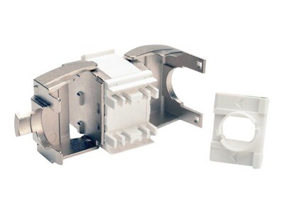 Tripp Lite Toolless Cat6a Keystone Jack, modular insert