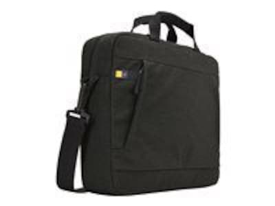 Case Logic ® Huxton Black Polyester 14 to 14.1 Laptop Attache (HUXA114BLACK)