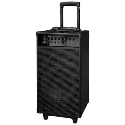 Pyle 800W Wireless Portable Bluetooth PA Speaker System, Black (PYLPWMA1080IBT)