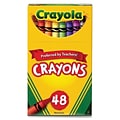 Crayola Crayon, Assorted Wax, 48/Box