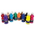 Prang Ultra Washable Tempera Paint, Set of 12 Colors in 8oz. Bottles (DIX10896)