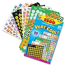 Trend® superShapes Very Cool! Variety Pack Sticker, Multicolor, 2500/Pack (T-46903)