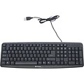 Verbatim ® Slimline 99201 USB 2.0 Corded Keyboard; Black