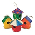 S&S® Paper Mache Mini Birdhouses, 12/Pack