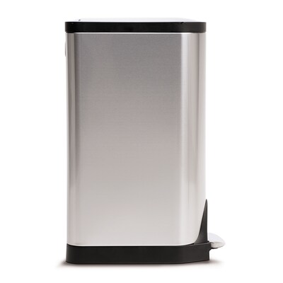 simplehuman Butterfly Step Trash Can, Fingerprint-Proof Stainless Steel, 8 Gallon (CW1824)