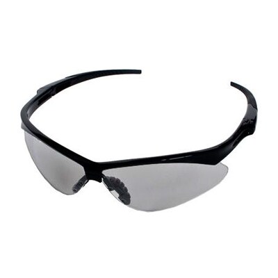 Bouton Optical Anser Safety Glasses, Black Frame, Indoor/Outdoor Lens, Anti-scratch Coating (250-AN-10114)