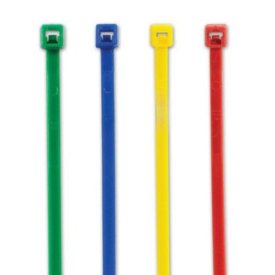 BOX Partners  40 lbs. Cable Tie, 8(L),  Fluorescent Red, 1000/Case