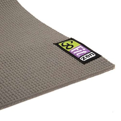 Gofit Non-Slip Surface Yoga Mat, Gray (GOFGFYOGAG)