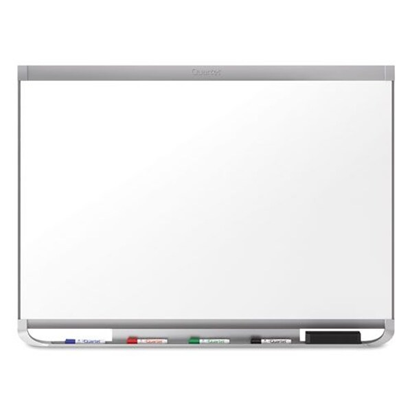 Quartet DuraMax Porcelain Dry-Erase Whiteboard, Graphite Frame, 4 x 3 (P554GP2)