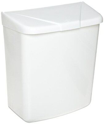 Hospeco Feminine Hygiene Products Waste Receptacle, White( 250-201W)