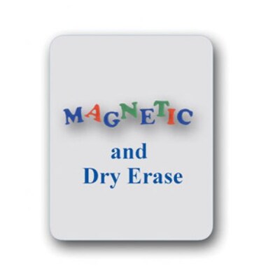 Flipside® Double Sided Magnetic and Dry Erase Board, 9" x 12", 3/Pack (FLP10077)