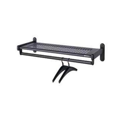 Quartet® Shelf Rack, Mounts to Wall, Black, 36"W x 9"H