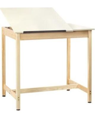 SHAIN Drawing Table 39.75H x 42W x 30D Solid Maple (CDTC-70)